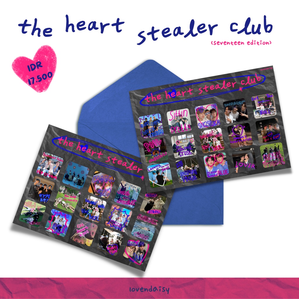 seventeen the heart stealer club sticker