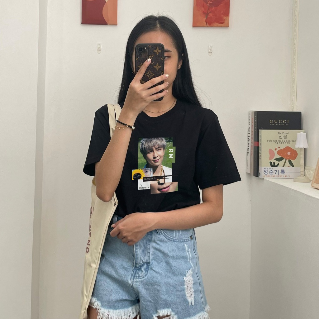 Kaos Kpop Bangtan RM Entirety Me, Myself, &amp; Photo Unisex S-XXL Big size/Jumbo