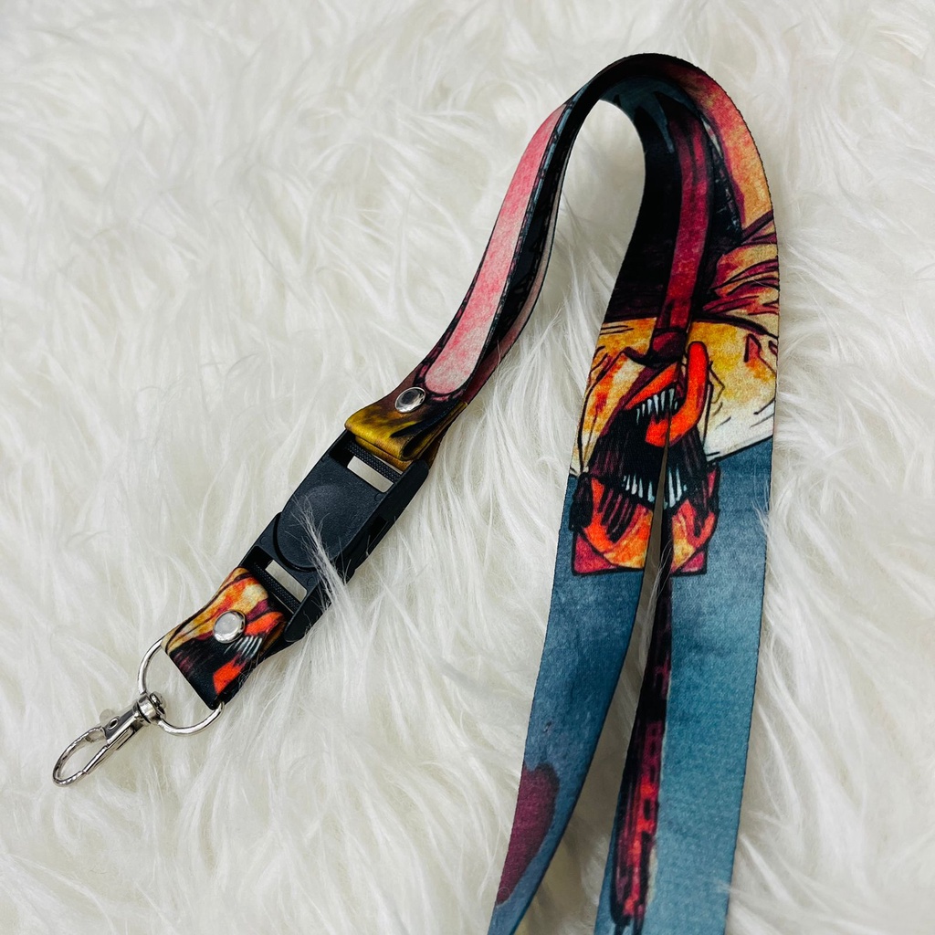 Lanyard Chainsaw Man Anime Manga Premium Unisex Tali Card