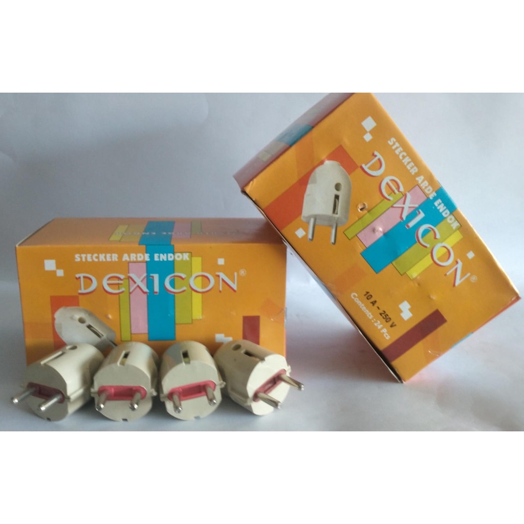 GROSIR STEKER ARDE/STEKER BULAT/COLOKAN LISTRIK DEXICON