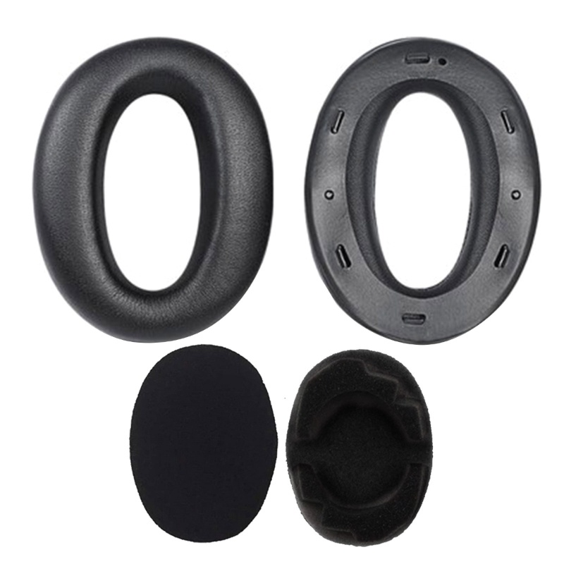 Bt Bantalan Telinga Tahan Lama Untuk MDR-1000X WH-1000XM2 1000XM3 1000XM4 Headphone Earpads Headset Sleeves Dengan Gesper