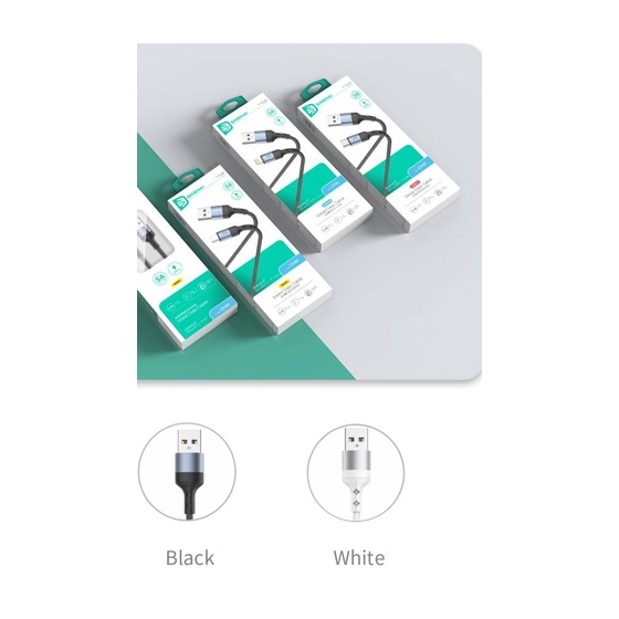 Data Kabel SIKENAI Data Cable CX-8 5A Micro USB Auto Disconnect - Putih