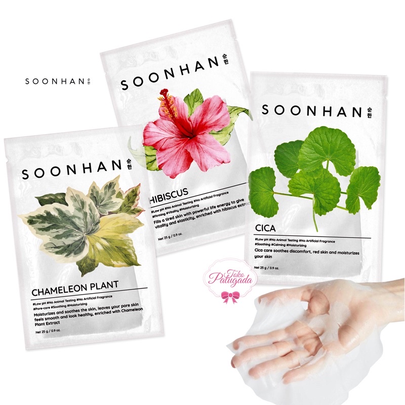 [BISA COD] SOONHAN sheet mask - Masker Soonhan - Sheet Mask Korea - Sheet Mask BPOM