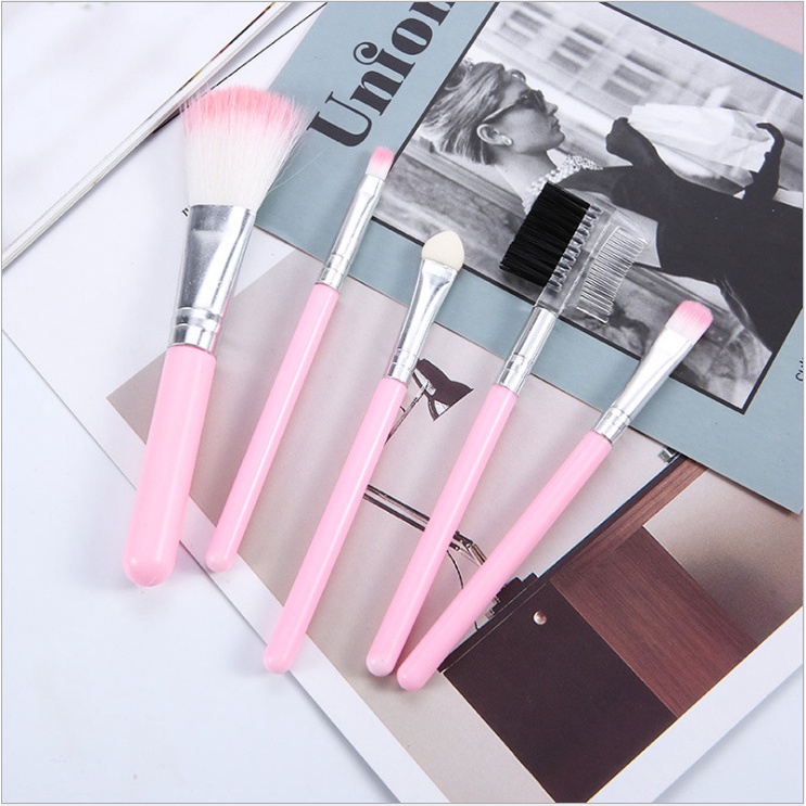 JD 5 Pcs Makeup Set Eye Portbale Makeup Brushes Multi-useBeauty Brush Makeup Tool