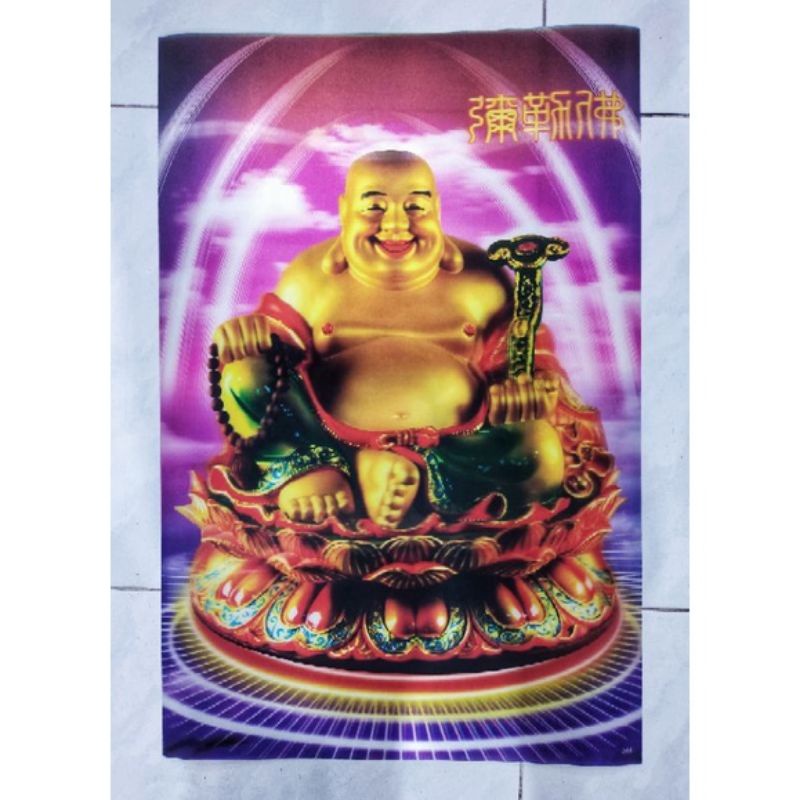 Poster 3D Dewa Dewi Budha Dewi Kwan Im Wall Deco