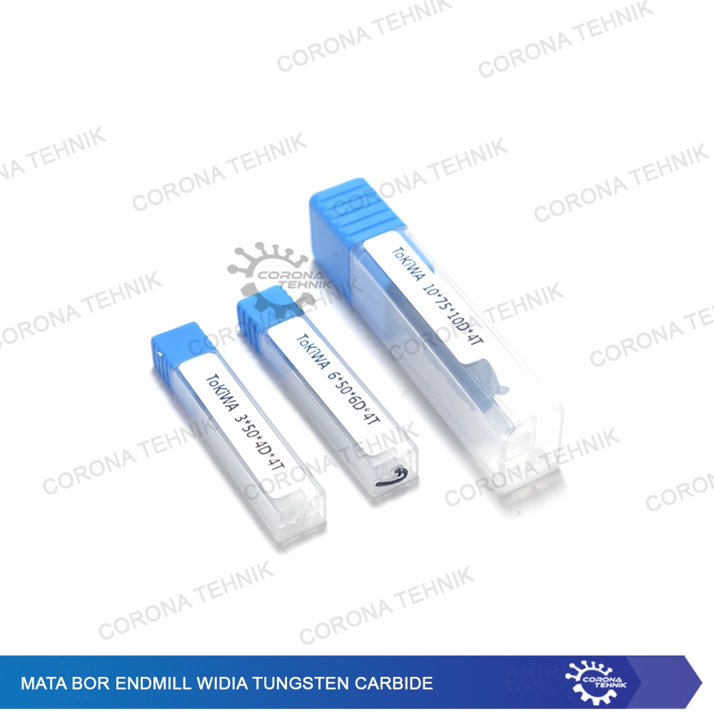 8 mm - Mata Bor End Mill Endmill Tungsten Carbide - Tipe Flat End