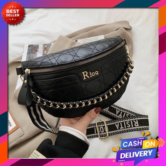 Tas Selempang Wanita Remaja Wisuda Tas Samping Cewek Kondangan Kekinia Qs270 Mini Fb65 Croco Hani  T