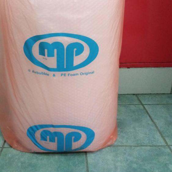 

BUBBLE WRAP 60CM X 50 METER HITAM PUTIH / BUBLE WRAP MULIA PACK ORANGE - Putih