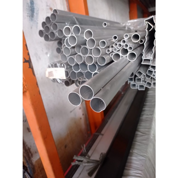 Pneumatic Pipa Bulat / Silver / ( Aluminium ) Uk 6.7.8.10.13.17.20.23.27Mm.