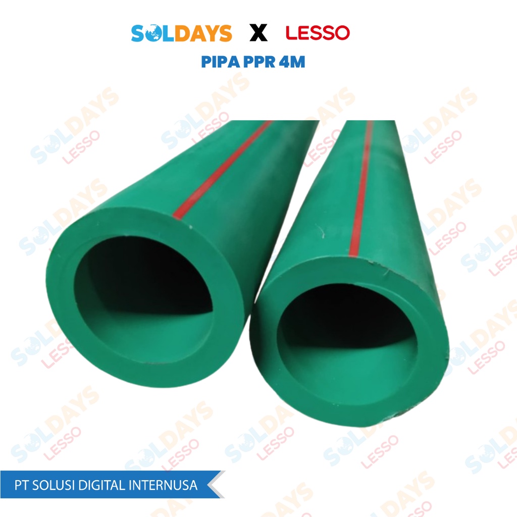 Lesso PPR Pipe 1.25Mpa dn20 4M / Pipa PPR PN12.5 Bar 20mm 1/2&quot; 4 meter
