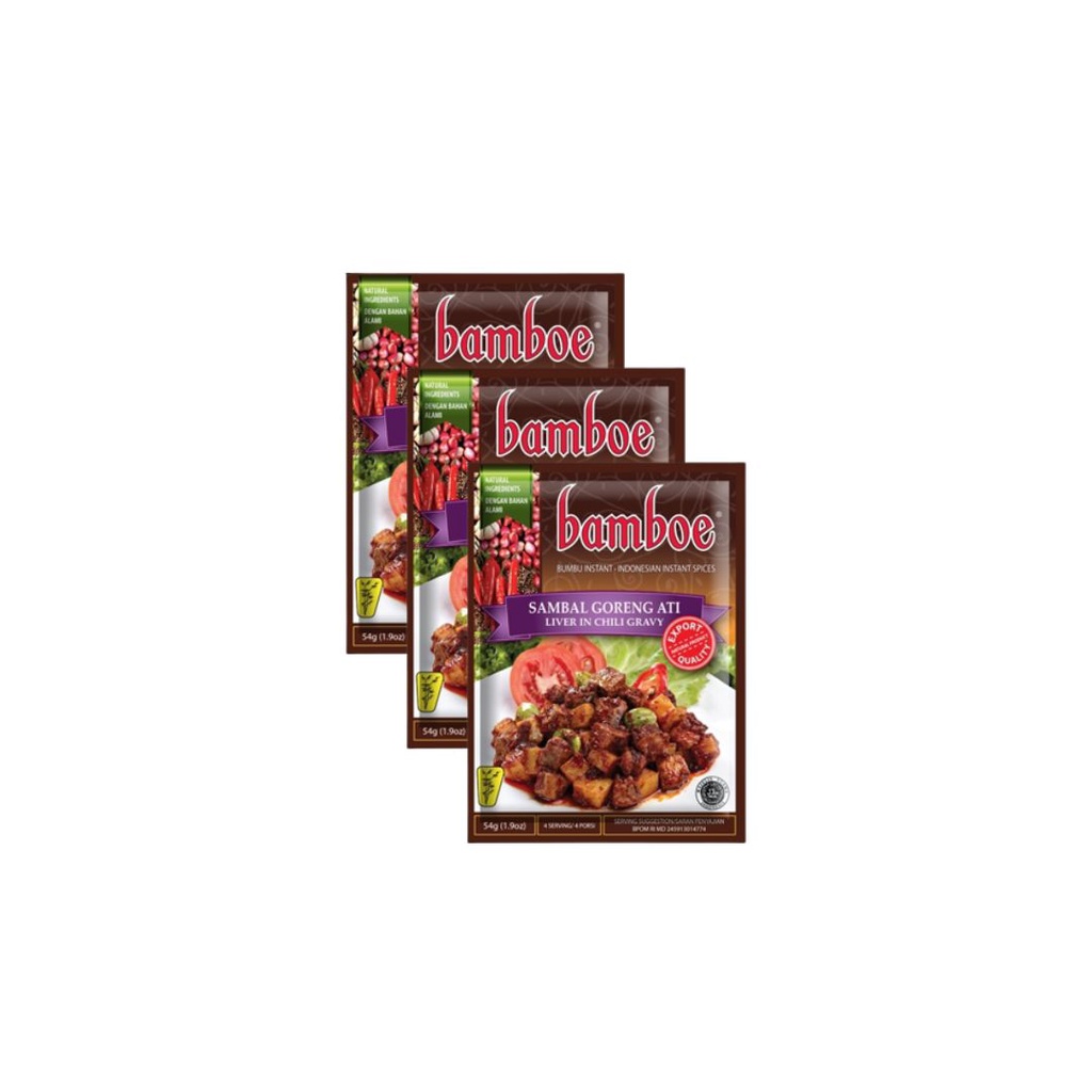 

Bamboe Bumbu Sambal Goreng Ati 3 x 54 gr