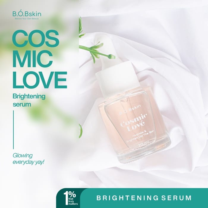 Serum wajah BPOM Pemutih Brightening Serum alpha arbutin B.O.Bskin Cosmic Love Skin Care Skincare Fa