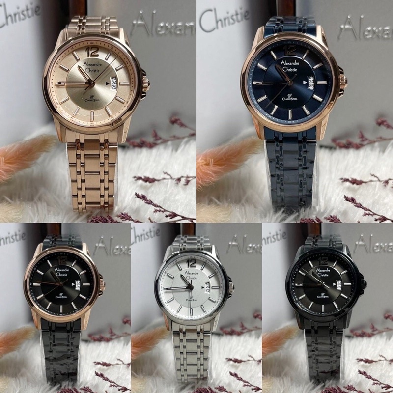 JAM TANGAN WANITA ALEXANDRE CHRISTIE AC8652 RANTAI / AC 8683 AC8654 ORIGINAL