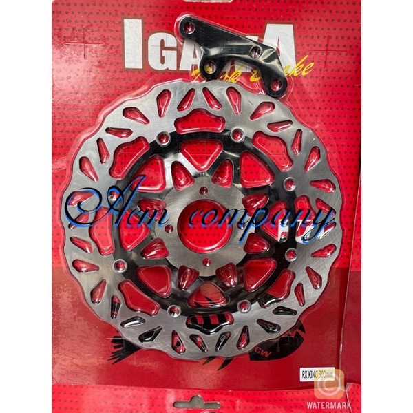 DISC PIRINGAN CAKRAM 300MM+BREKET MDL TDR/PSM BLACK RXKING RX KING RXK