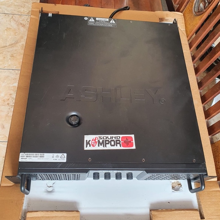 POWER AMPLIFIER ASHLEY 418PRO POWER ASHLEY 418 PRO 4 CHANNEL