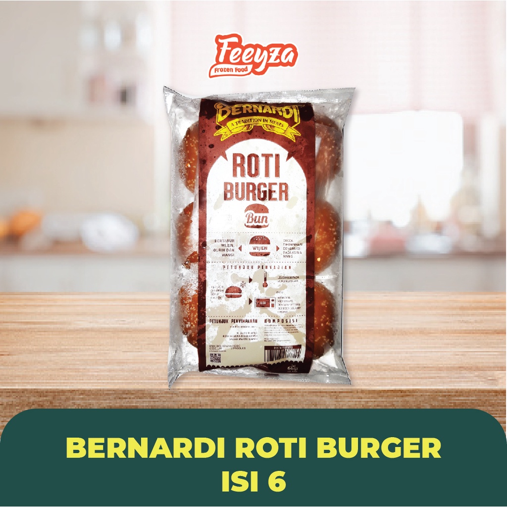 

Bernardi Roti Burger Isi 6 (300 gram)