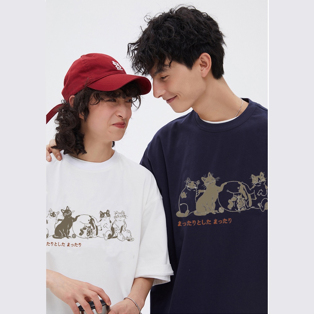 RDGF official shop 2023 winter new couple sweater Korean style simple premium top baju hitam kaos polos kaos oversize korea kaos t shirt oversize baju kaos murah kaos cotton