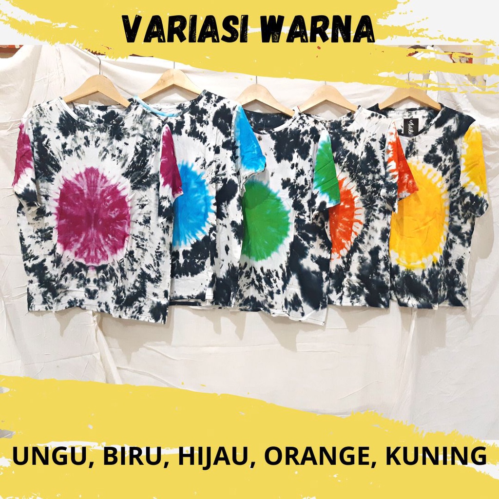 Kaos Batik Jumputan | Atasan Kaos Bali Rayon Super | Adem dan Ga Tipis