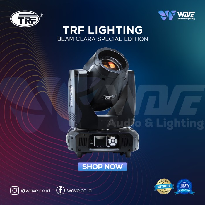 Jual Lighting Beam Trf Clara Beam Clara By Rdw Professional Shopee