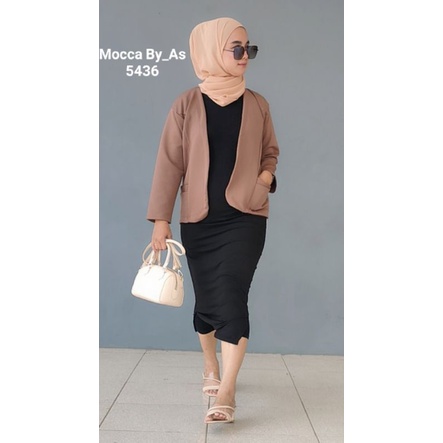 blazer import premium atasan wanita kekinian Korean outfit