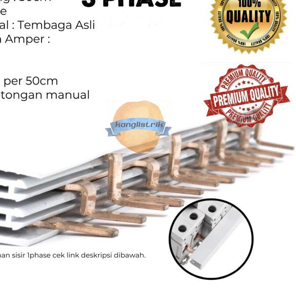BUSBAR SISIR MCB 3 PHASE SISIR MCB 3P 63A 100A - 63A
