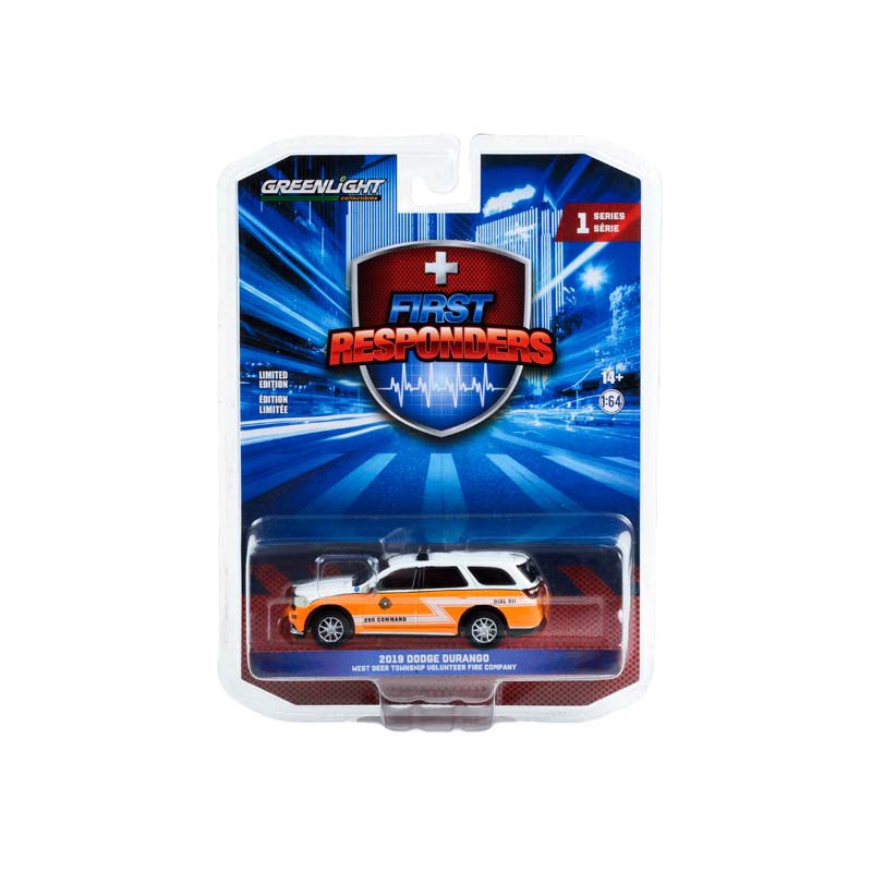 GREENLIGHT 67040D - 2019 DODGE DURANGO - WEST DEER TOWNSHIP VOLUNTEER