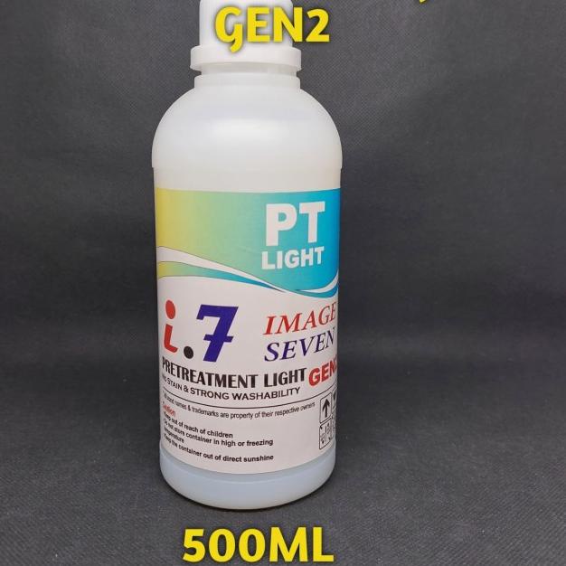 Pretreatment Light Image Seven GEN2 500ml Printer DTG Kaos Putih CYMK