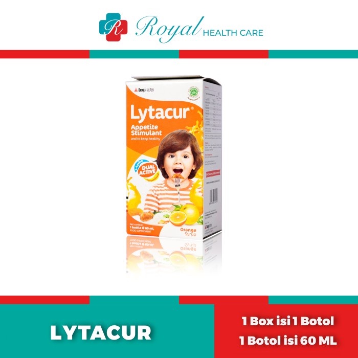 LYTACUR SIRUP 60 ML Suplemen Penambah Nafsu Makan Anak