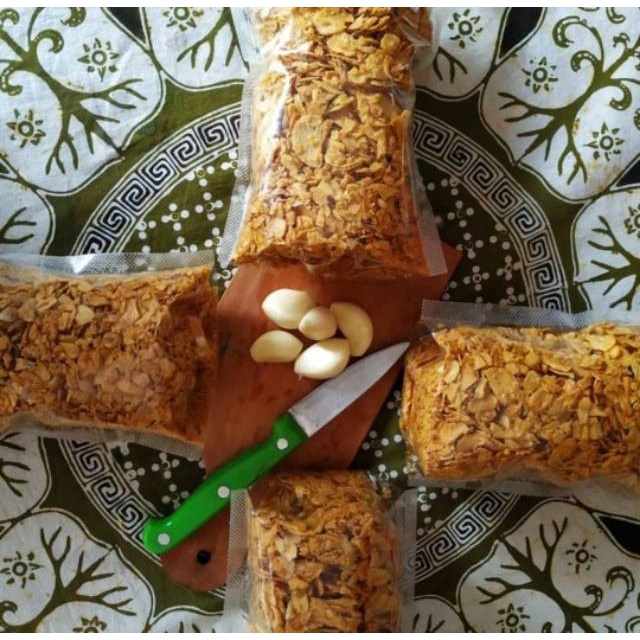 

1KG , Bawang Putih Goreng Super Asli Tanpa Tepung dan MSG