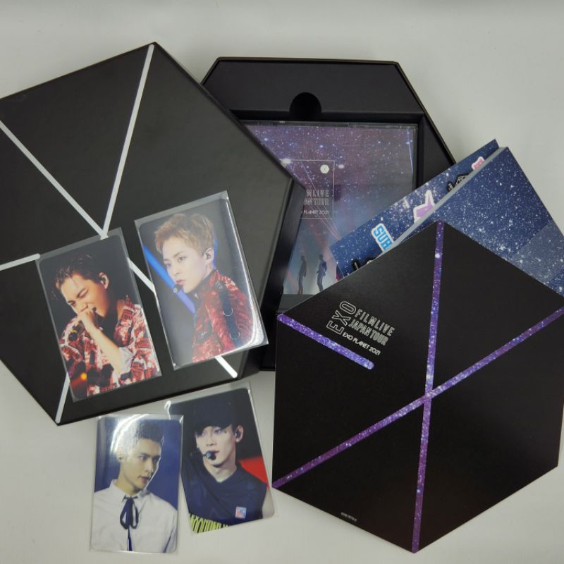 [Ready Stock] EXO Film Live Japan Tour EXO Planet 2021 Official DVD Kai Xiumin Lay Chen Photocard