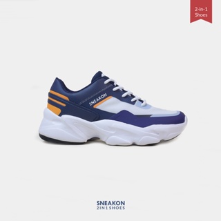 Sepatu Sneakon 2in1 Prime BlueWhite - Unisex