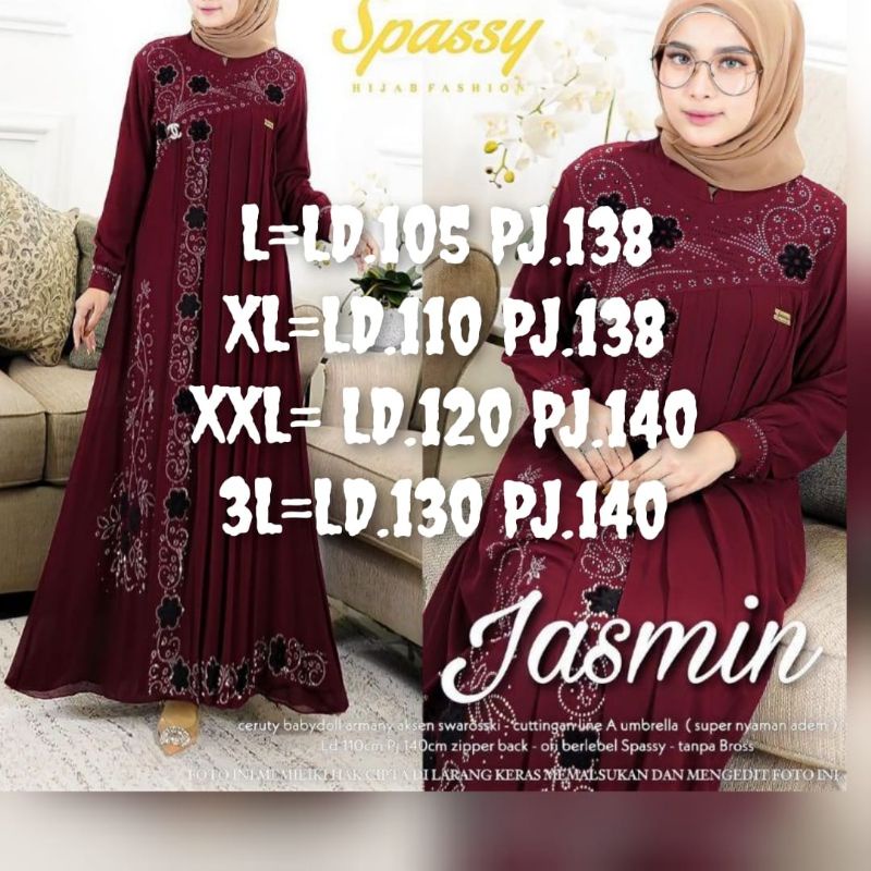 [COD] gamis JASMIN MAXY || GAMIS BEST SELLER