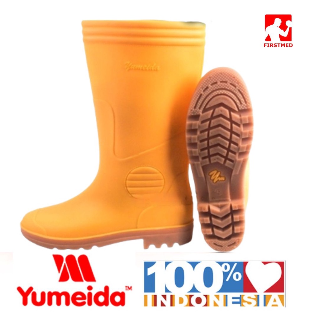 LIMITED SEPATU BOOTS PRIA DAN WANITA SEPATU BOOT SAWAH PANJANG BOOT YUMEIDA TINGGI ANTI AIR DAN