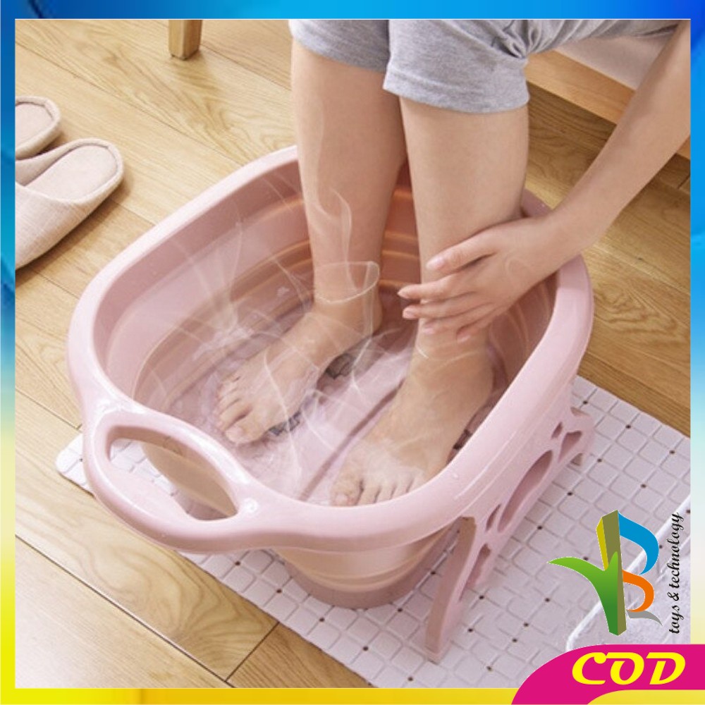 RB-C151 Baskom Lipat Rendam Pijat Kaki Refleksi Foldable Footbath Ember Cuci Kaki Spa Pedicure