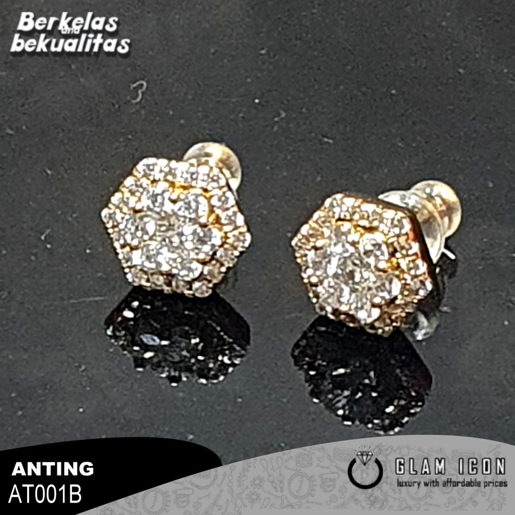 Anting Tusuk Mata Segi lima A0553 ATG