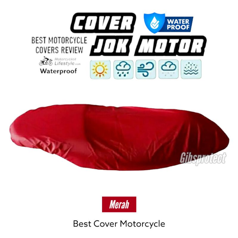 Sarung Jok Motor Anti Air Cover Pelindung Jok Motor Beat Vario Scoopy Genio Mio Fino X-ride Spin Satria Sonic Supra Shogun Jupiter N-max Pcx Adv Aerox Freego Vespa