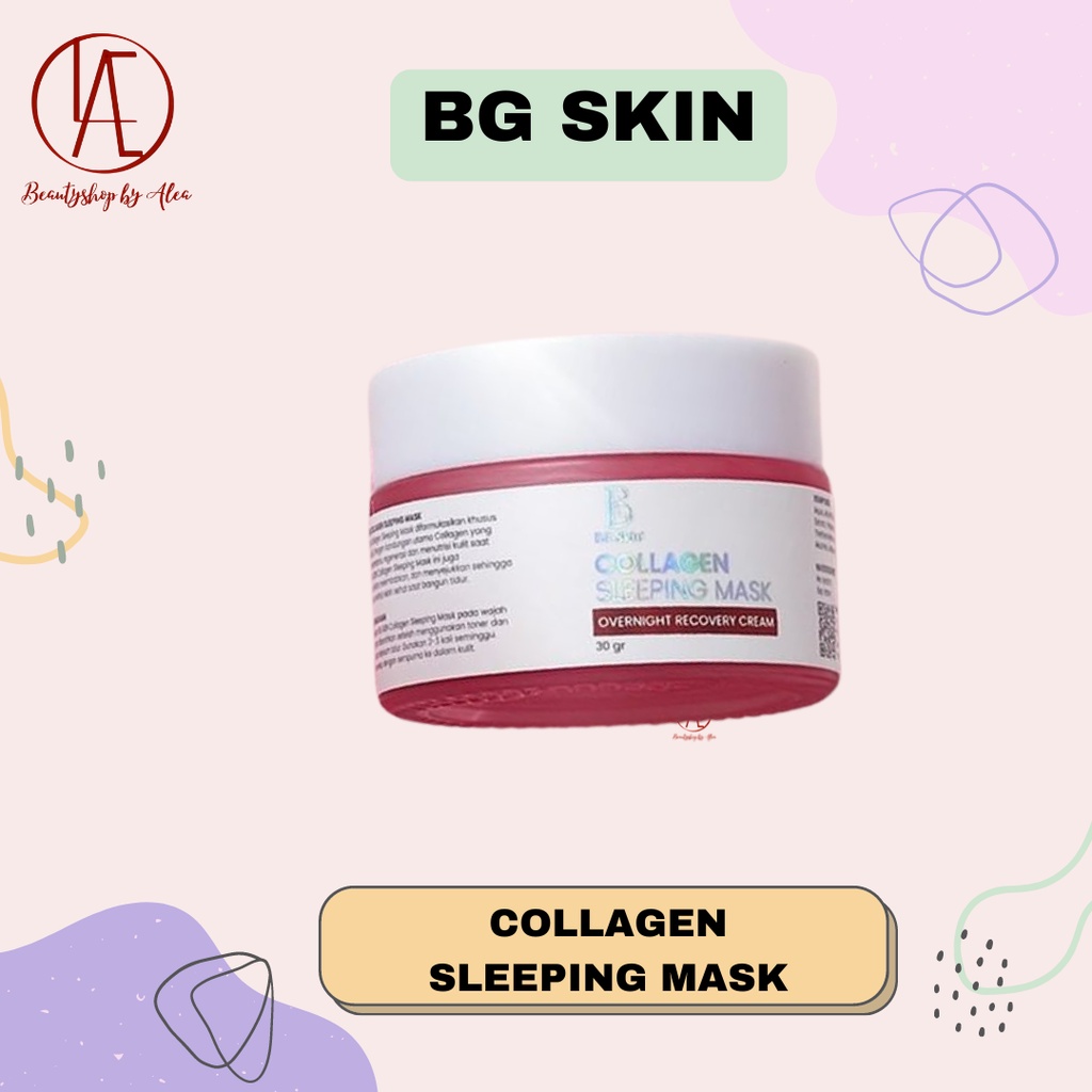 Jual BG SKIN COLLAGEN SLEEPING MASK Shopee Indonesia