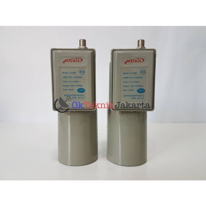 Lnb C Band Matrix Lc - 999 ( 2 In 1 ) 2017