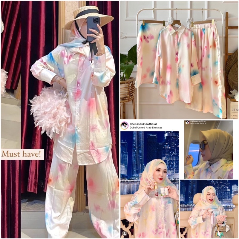 SETCEL + HIJAB ala shella saukia