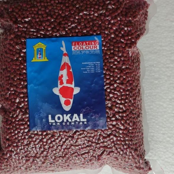 PAKAN IKAN KOI LOKAL TAK GENTAR LTG 1KG 1 KG - COLOUR