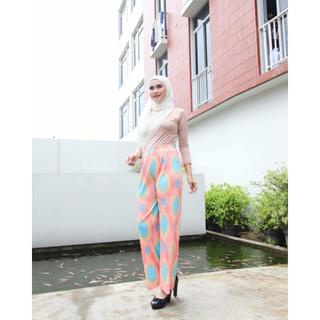 KULOT PLISKET MOTIF AWAN // BAHAN HYGET PREMIUM