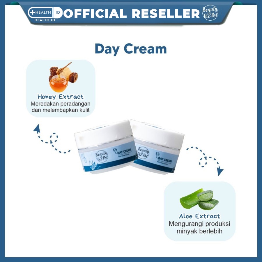 BEAUTY IN THE POT-Whitening Day Cream Krim Pagi 100% ORIGINAL TERMURAH