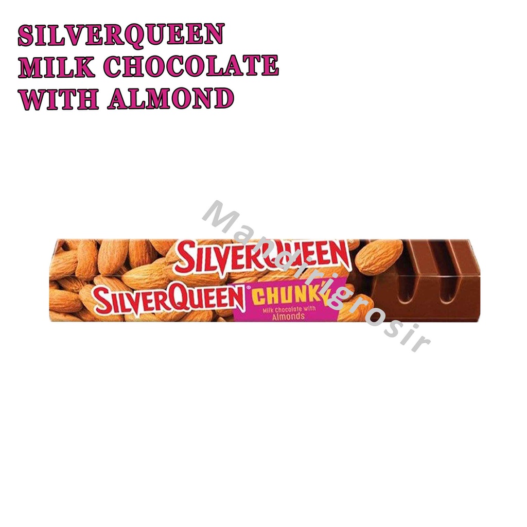 SilverQueen Chunky Almond * SilverQueen Almond * Coklat Susu Kacang Almond