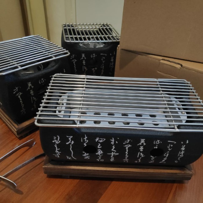 

shichirin japanese table top charcoal grill
