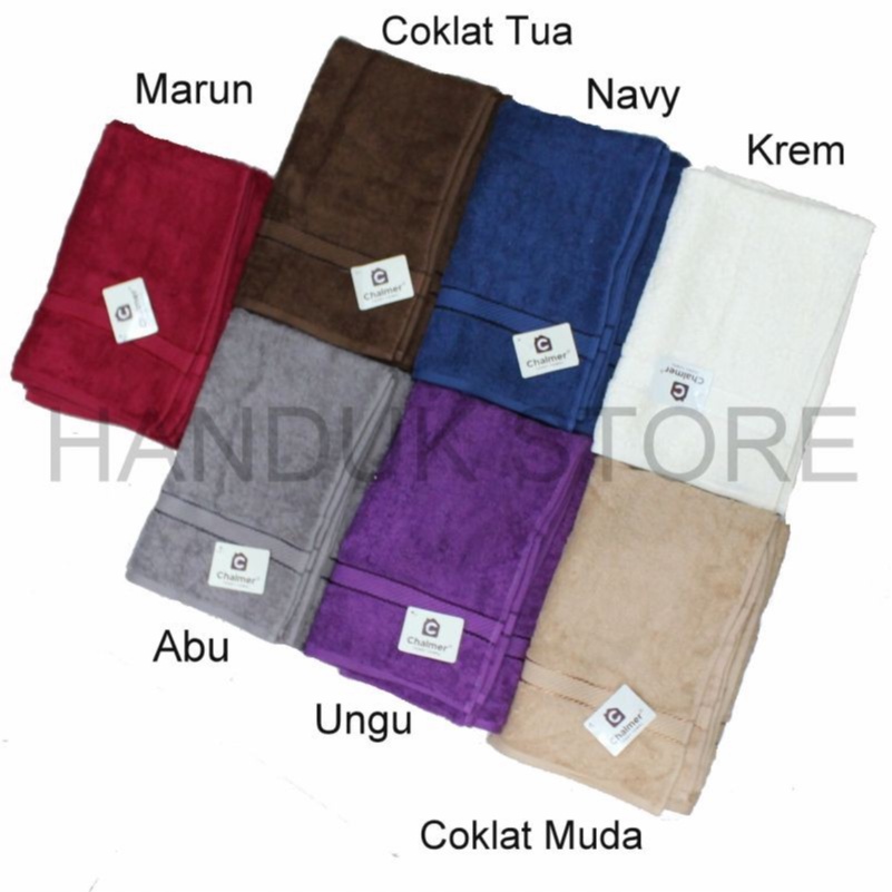 Handuk Chalmer Polos Mandi uk.70x135