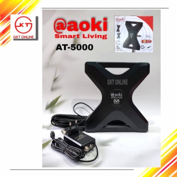 Antena TV Aoki AT 5000 / Indoor dan Outdoor DVB-T2 Limited