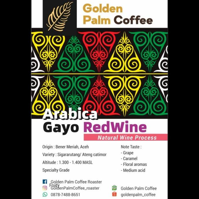 Gayo red wine - 500 gram | biji kopi