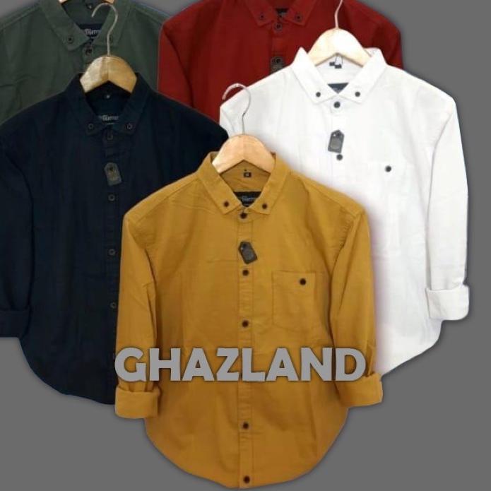 ➞✸✿ Polos Kemeja Flanel Lengan Panjang Premiun Terlaris Unisex Pria Wanita Slimfit Terbaru Model Bri