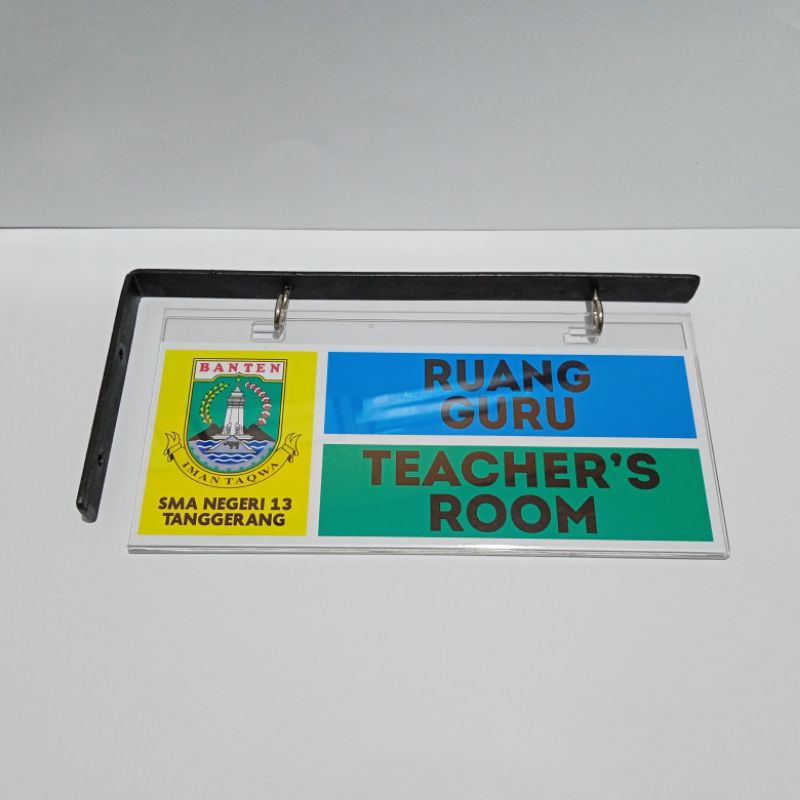 

Plang Kelas Insert Paper Ukuran 10cm x 25cm