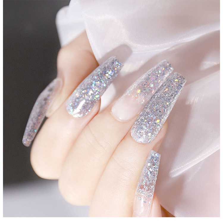 Glitter Nail art Hiasan Dekorasi Kutek Kuku/ LASER STAR FRAGMENT GLITTER FLAKES SEQUIN